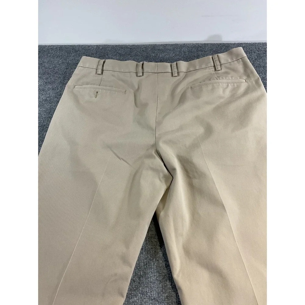 Orvis Trim Fit Chino Pants Men's 40x30 Khaki Beige Business Casual Golf Preppy C